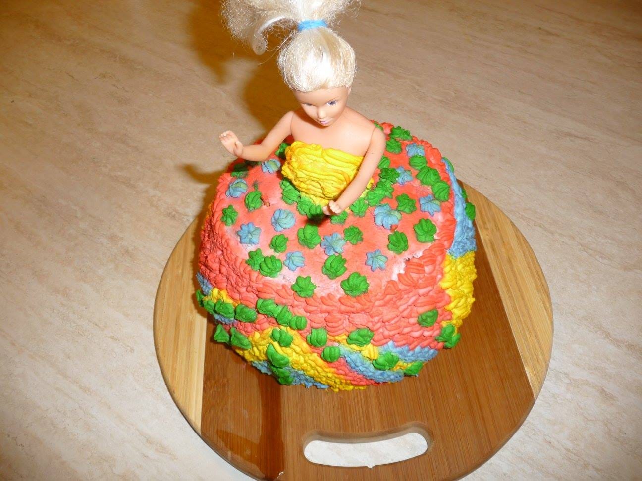 Tort "lalka barbie"